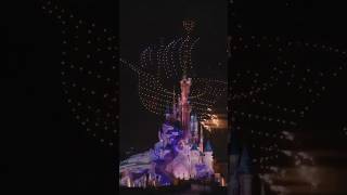 Disney Electrical Sky Parade  AMAZING Drone Show  Disneyland Paris disney disneyparks [upl. by Mauretta]