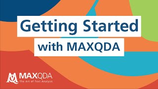 Getting Started with MAXQDA 2020 [upl. by Llebiram]