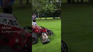 Reel Mower on Ventrac 4520 in Wales ventrac commercialmower tractor golfcourse turf versitile [upl. by Auhsot830]