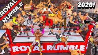 WWE Royal Rumble 2020 Action Figure Match [upl. by Essie485]