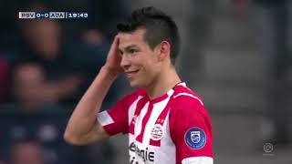 Hirving Chucky Lozano vs Ajax  HD 720p  Eredivisie  230918 [upl. by Anuhsal]