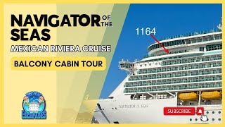 Navigator of the Seas  Balcony Cabin Tour  1164 [upl. by Egwan48]