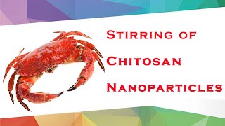 Stirring OF CHITOSAN NANOPARTICLES chitosan nanoparticle [upl. by Akkahs]