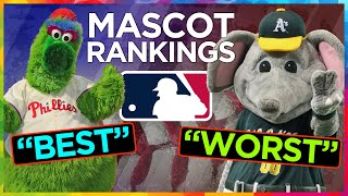 MLB Mascots RANKED best to worst [upl. by Thirzia]