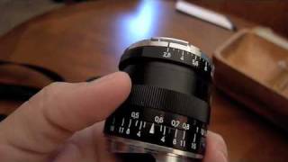 Zeiss ZM 25 Lens Review on Leica M9 [upl. by Carlyle561]