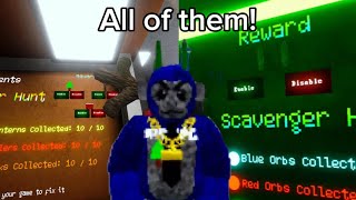 I found every scavenger hunt item in scary baboon [upl. by Orimar]