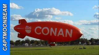 Blimp pulling at mooring mast [upl. by Marilin]