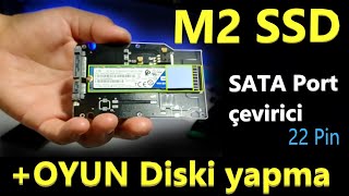 m2 SSD dönüştürücü  Her Bilgisayara SSD takmak [upl. by Nahtaj]