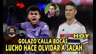 GOLAZO LUIS DIAZ A NEVILLE  JAMES RODRIGUEZ SACUDE NOTICIA [upl. by Alrad9]