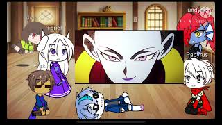 Undertale reacts to dbz raps [upl. by Ahilam]