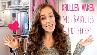 How to Krullen met BaByliss Curl Secret [upl. by Wilbur]