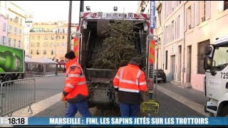 Marseille  fini les sapins sur les trottoirs [upl. by Belia851]