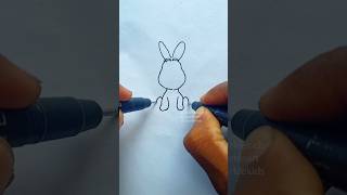 Donkey easy kids drawing step by step [upl. by Anatnahs163]