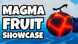 Magma Fruit V1 amp V2 Full Showcase King Legacy [upl. by Valentia]