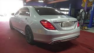 BENZ W222 S500 sound [upl. by Armelda]