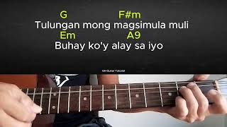 Hesus sa Krus Guitar Tutorial with Chords and Lyrics [upl. by Brenton]