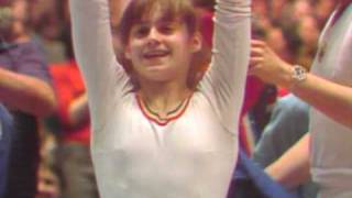 Nadia Comaneci  Floor Exercise  1976 American Cup [upl. by Ahsimit621]