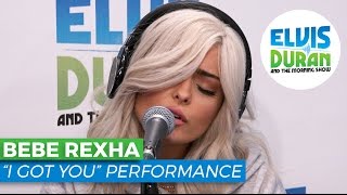 Bebe Rexha  quotI Got Youquot Acoustic  Elvis Duran Live [upl. by Eissat368]