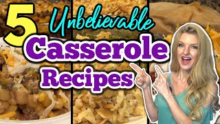 5 Amazing CASSEROLE RECIPES You NEED In Your LIFE  CASSEROLES You DONT Want To MISS [upl. by Bree956]