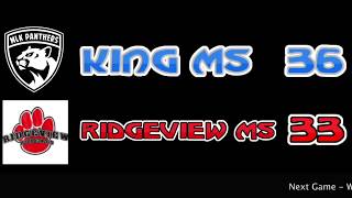 Boys Basketball  Ridgeview Jan 17 2019 [upl. by Norvin]