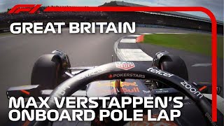 Max Verstappens Pole Lap  2023 British Grand Prix  Pirelli [upl. by Siroled]