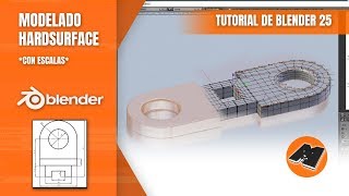 🧡 TUTORIAL DE BLENDER 25  Práctica 2 MODELADO HARDSURFACE con escalas [upl. by Gianni]