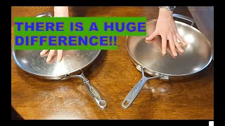 Demeyere Industry 5 vs Atlantis Proline 7 Fry Pans Skillets [upl. by Leeda]