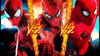 SPIDERMAN VS SPIDERMAN VS SPIDERMAN ║ COMBATES MORTALES DE RAP ║ JAYF IVANGEL MUSIC amp DOBLE CERO [upl. by Laram964]