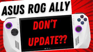 Did the Latest WINDOWS UPDATE or FIRMWARE 312 just BREAK my ROG Ally [upl. by Raynold953]