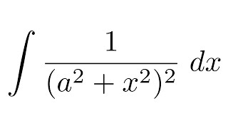 Integral of 1a2x22 substitution [upl. by Barrus]