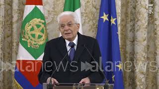 Suicidi in carcere Mattarella quotServono interventi urgentiquot [upl. by Sirahc]