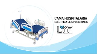 Cama hospitalaria eléctrica de 5 posiciones [upl. by Eaver]