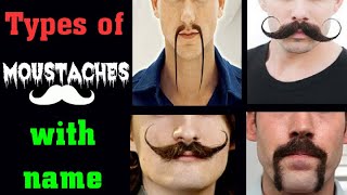 Types Of Moustaches With Namemustaches nameMustache Styles [upl. by Breed]