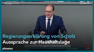 Aussprache zur Regierungserklärung von Olaf Scholz zur Haushaltslage am 281123 [upl. by Navar]