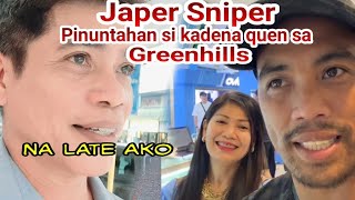 Japer Sniper Pinuntahan Ko Sa Greenhills Shoping Mall [upl. by Assyn]