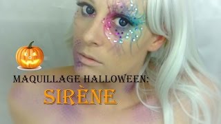 Maquillage Halloween style Sirène [upl. by Einnus929]