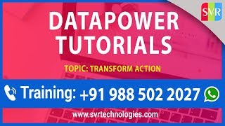 Datapower tutorials  Transform Action  Datapower Training [upl. by Susanna956]