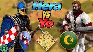 Sicilians vs Turks  1v1 Arabia  vs Yo  AoE2 [upl. by Ansela]