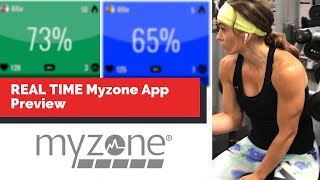 Preview Myzone App in REAL time [upl. by Inaflahk]