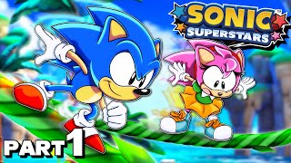 ✨ Sonic Superstars  Sonic amp Amy Play Sonic Superstars Part 1 [upl. by Elset]