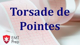 Torsade de Pointes ECG  EMTprepcom [upl. by Yecies]