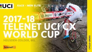 201718 Telenet UCI Cyclocross World Cup – HeusdenZolder BEL  Men Elite [upl. by Kcirdehs304]