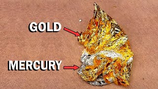 Dissolving Gold in Mercury [upl. by Haraj]