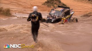 Stage 3 2023 Dakar Rally roundup Ricky Brabec injured amid inclement weather  Motorsports on NBC [upl. by Alinoel]