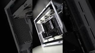 Lian Li O11 Evo Dynamic White water cooled gaming pc build log shorts [upl. by Timi]