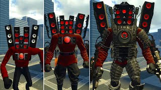 EVOLUTION OF NEW ARMORED TITAN SPEAKER MAN  Skibidi Toilet In Garrys Mod [upl. by Gaw873]