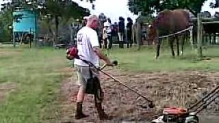 How to Start the Whipper Snipper Corinda Horse Pony Club [upl. by Alleuol861]