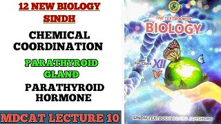 PARATHYROID GLAND  PARATHYROID HORMONE  CLASS 12 NEW SINDH BIOLOGY BOOK  MDCAT LECTURE [upl. by Enitsirc]