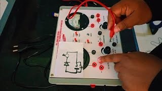 To draw the IV characteristic curve of a pn junction in forward bias and reverse bias [upl. by Sherlocke596]