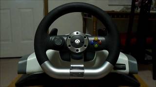 Review XBOX 360 Wireless Racing Wheel [upl. by Eidnim29]